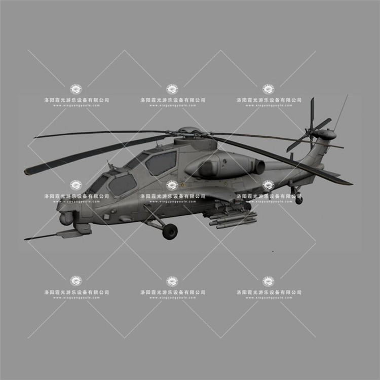 滑县武装直升机3D模型